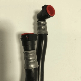 2015-16 BMW 550XI F10 XDRIVE 4.4L TRANSMISSION OIL COOLER HOSE LINE OUT PIPE OEM