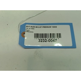 2016-2018 Audi S6 A6 Quattro Trunk Cargo Floor Spare Tire Compartment Cover OEM