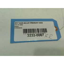 2012-2018 Audi A6 Rear Right Passenger Door Window Glass OEM