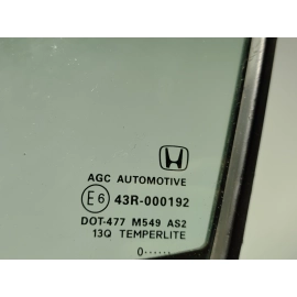 2016-2022 HONDA PILOT FRONT LEFT DRIVER DOOR WINDOW VENT GLASS OEM