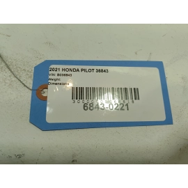 2019-2022 HONDA PILOT TAILGATE LIFTGATE BACK DOOR SHELL W/ GLASS OEM