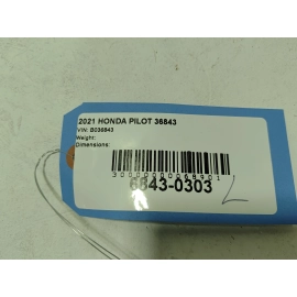 2021-2022 HONDA PILOT ROOF LEFT DRIVER SIDE LUGGAGE RAIL BLACK OEM