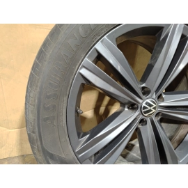 2018-2021 Volkswagen Atlas Wheel Rim 255/50 R20 Five Double Spoke Gray OEM IA