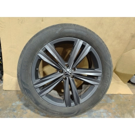 2018-2021 Volkswagen Atlas Wheel Rim 255/50 R20 Five Double Spoke Gray OEM IA