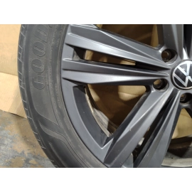 2018-2021 Volkswagen Atlas Wheel Rim 255/50 R20 Five Double Spoke Gray OEM