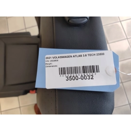 2021 VOLKSWAGEN ATLAS REAR 2ND ROW PASSENGER SIDE SEAT CUSHION BLACK OEM