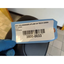 2021 VOLKSWAGEN ATLAS FRONT LEFT DRIVER SIDE SEAT CUSHION LEATHER BLACK OEM