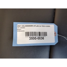 2021-2023 VOLKSWAGEN ATLAS REAR 3RD ROW LEFT DRIVER SIDE SEAT COMPLETE OEM