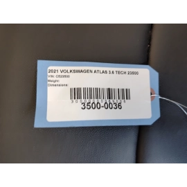 2021-2023 VOLKSWAGEN ATLAS REAR 3RD ROW LEFT DRIVER SIDE SEAT COMPLETE OEM