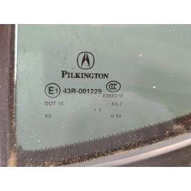 2015-2020 ACURA TLX Rear Left Driver Side Quarter Window Glass with Seal OEM