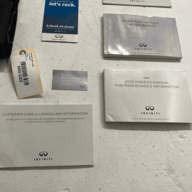 2018 INFINITI Q50 LUXE OWNERS GUIDE MANUAL USER GUIDE  SEDAN 4DOOR OEM