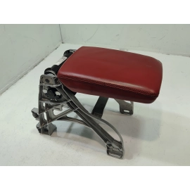 2018-2022 AUDI S5 SPORTBACK FRONT CENTER CONSOLE ARMREST LID RED W/MOUNT OEM