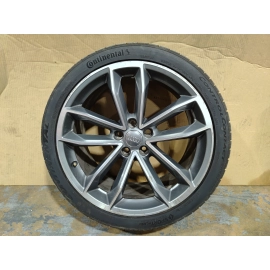 2018 - 2024 Audi S5 Sportback R19 8.5J 255/35 Double Spoke Wheel Rim OEM