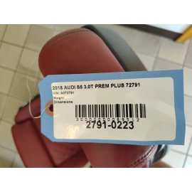 2018-2024 Audi S5 Sportback Front Right Passenger Seat Leather Red OEM