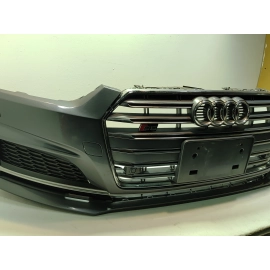 2018-2019 Audi S5 Sportback Front Bumper Assembly Gray *LZ7S* w/Park Sensor OEM