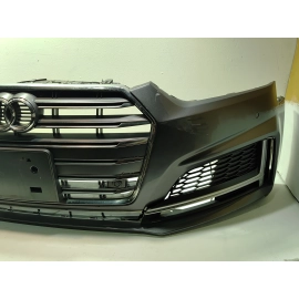 2018-2019 Audi S5 Sportback Front Bumper Assembly Gray *LZ7S* w/Park Sensor OEM
