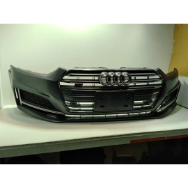 2018-2019 Audi S5 Sportback Front Bumper Assembly Gray *LZ7S* w/Park Sensor OEM