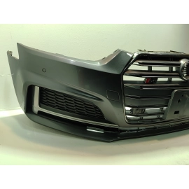 2018-2019 Audi S5 Sportback Front Bumper Assembly Gray *LZ7S* w/Park Sensor OEM