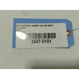 2018-2025 TOYOTA CAMRY REAR BUMPER REINFORCEMENT IMPACT BAR BEAM OEM