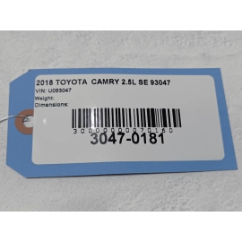 Toyota Camry 2.5L Engine Coolant Water By Pass Hose Tube OEM 2018-2024