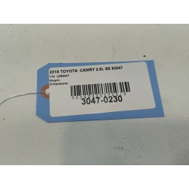 2018-2024 Toyota Camry Radiator Core Support Lower Reinforcement Tie Bar OEM