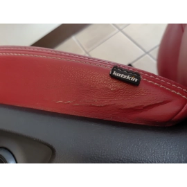 2018 Toyota Camry SE Front Left Driver Side Seat Assembly Leather Red OEM