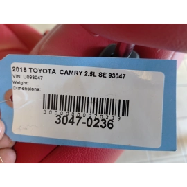 2018 Toyota Camry SE Front Left Driver Side Seat Assembly Leather Red OEM
