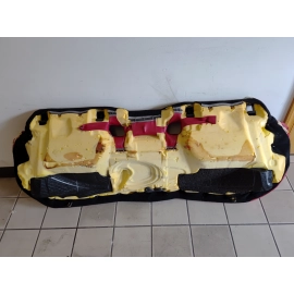 2018 Toyota Camry Rear Second Row Seat Cushion Pad w/Cover Leather Red OEM