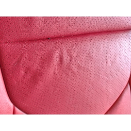 2018 Toyota Camry Rear Second Row Seat Cushion Pad w/Cover Leather Red OEM