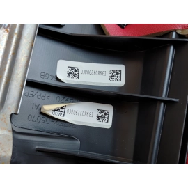 2018-2024 Toyota Camry Rear Passenger Seat Back Bolster Leather Red OEM