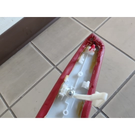 2018-2024 Toyota Camry Front Left Driver Door Armrest Panel Leather Red OEM