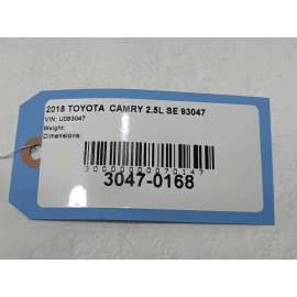 TOYOTA CAMRY 2.5L HVAC HEATER WATER COOLANT HOSE TUBE PIPE OEM 2018-2024
