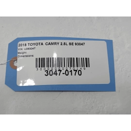 TOYOTA CAMRY 2.5L HVAC VALVE TO HEATER OUTLET WATER COOLANT HOSE 2018-2024 OEM