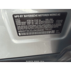 2017–18 BMW X1 Rear Bracket Tunnel for Connecting Member Mount OEM