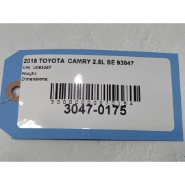 2018- 2025 TOYOTA CAMRY 2.5L ENGINE MOTOR FUEL INJECTOR № 9 OEM 1 PCS
