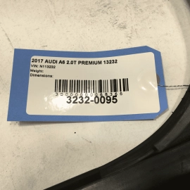 AUDI A6 S6 REAR LEFT DRIVER DOOR WINDOW FRAME RUBBER SEAL CHANNEL 2016-2018 OEM