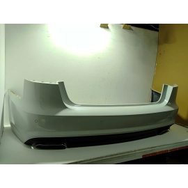 2016-2018 Audi A6 Quattro Rear Bumper w/Park Sensor White *S9R* OEM