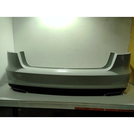 2016-2018 Audi A6 Quattro Rear Bumper w/Park Sensor White *S9R* OEM