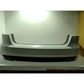 2016-2018 Audi A6 Quattro Rear Bumper w/Park Sensor White *S9R* OEM