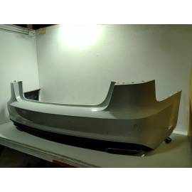 2016-2018 Audi A6 Quattro Rear Bumper w/Park Sensor White *S9R* OEM