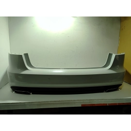 2016-2018 Audi A6 Quattro Rear Bumper w/Park Sensor White *S9R* OEM