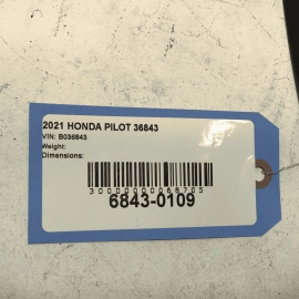 2021 Honda Pilot Center Console Rear Cup Holder OEM