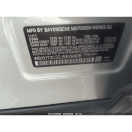 2017–2018 Bmw X1 F48 Right Passenger Side Undershield For Fuel Tank Cover O