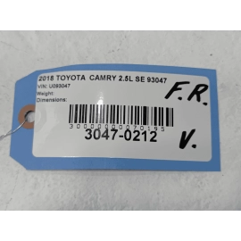 TOYOTA CAMRY FRONT RIGHT PASSENGER SIDE DOOR UPPER HINGE BLACK 218 2007-2025 OEM