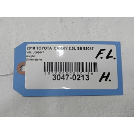 2018-2024 TOYOTA CAMRY FRONT LEFT DRIVER DOOR LOWER HINGE OEM black * 218 *