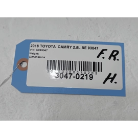 TOYOTA CAMRY 2007-2025 FRONT RIGHT PASSENGER SIDE LOWER DOOR HINGE OEM BLACK 218