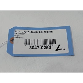 2018-2025 TOYOTA CAMRY SE XSE DRIVER SIDE LOWER BODY SKIRT ROCKER PANEL 218 OEM