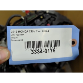 2019 Honda CR-V 2.4L K24W9 Engine Motor Assembly OEM