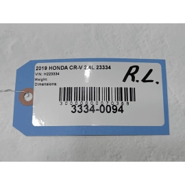 2017 - 2022 HONDA CR-V REAR LEFT DRIVER SIDE DOOR EXTERIOR HANDLE COVER CAP OEM