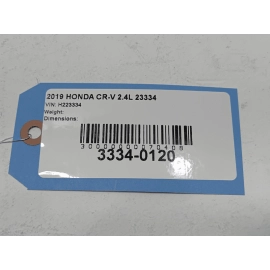 2019 HONDA CR-V TAILGATE LIFTGATE BACK DOOR SUB WIRE WIRING HARNESS OEM